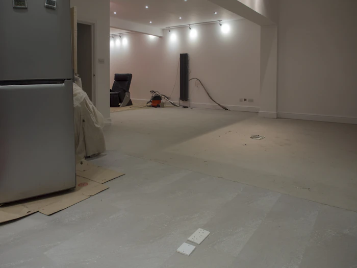 Tile flooring installation with precision spacing