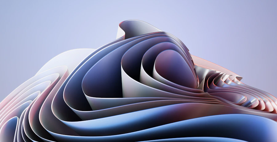 Futuristic CGI 3D render