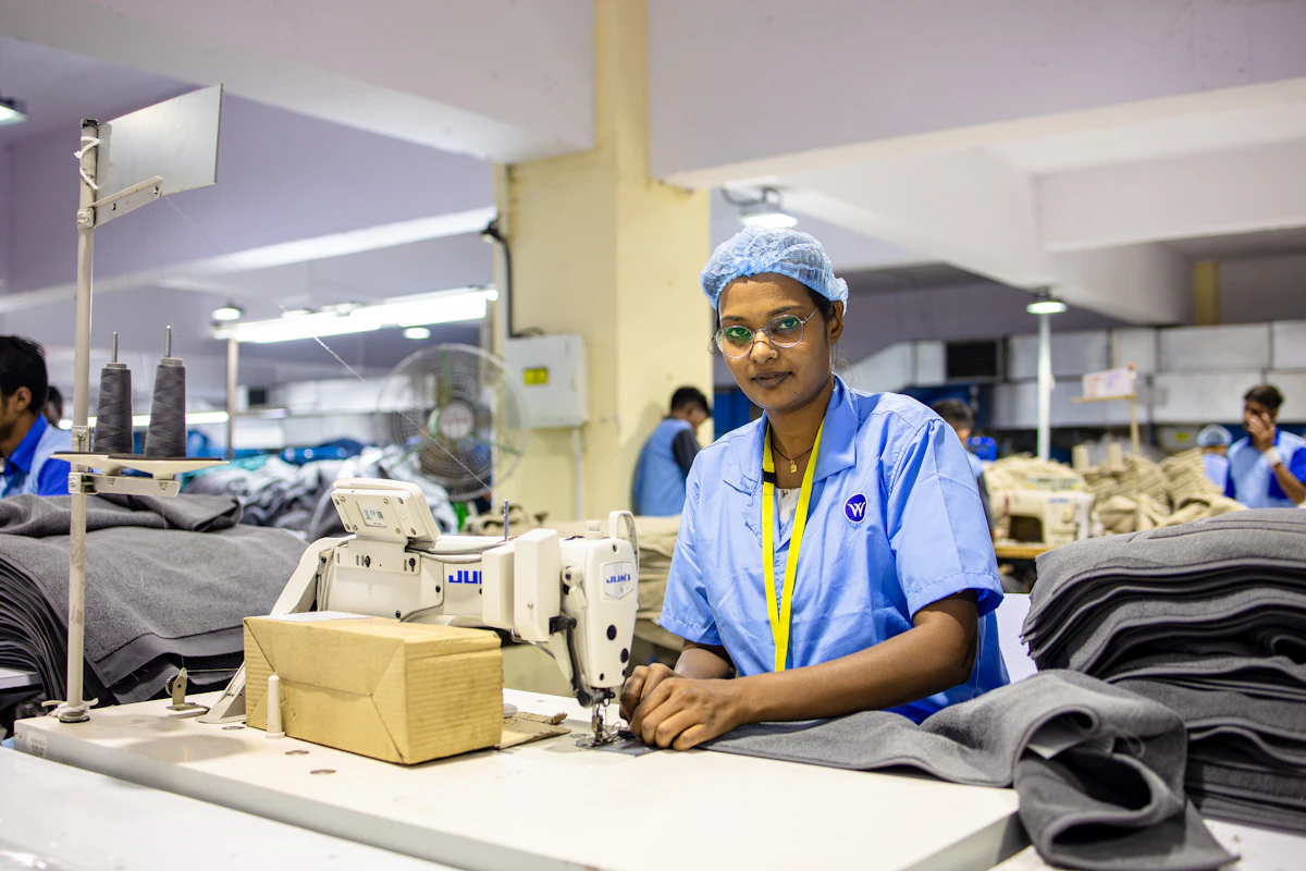 Garment sewing during cut-and-sew production