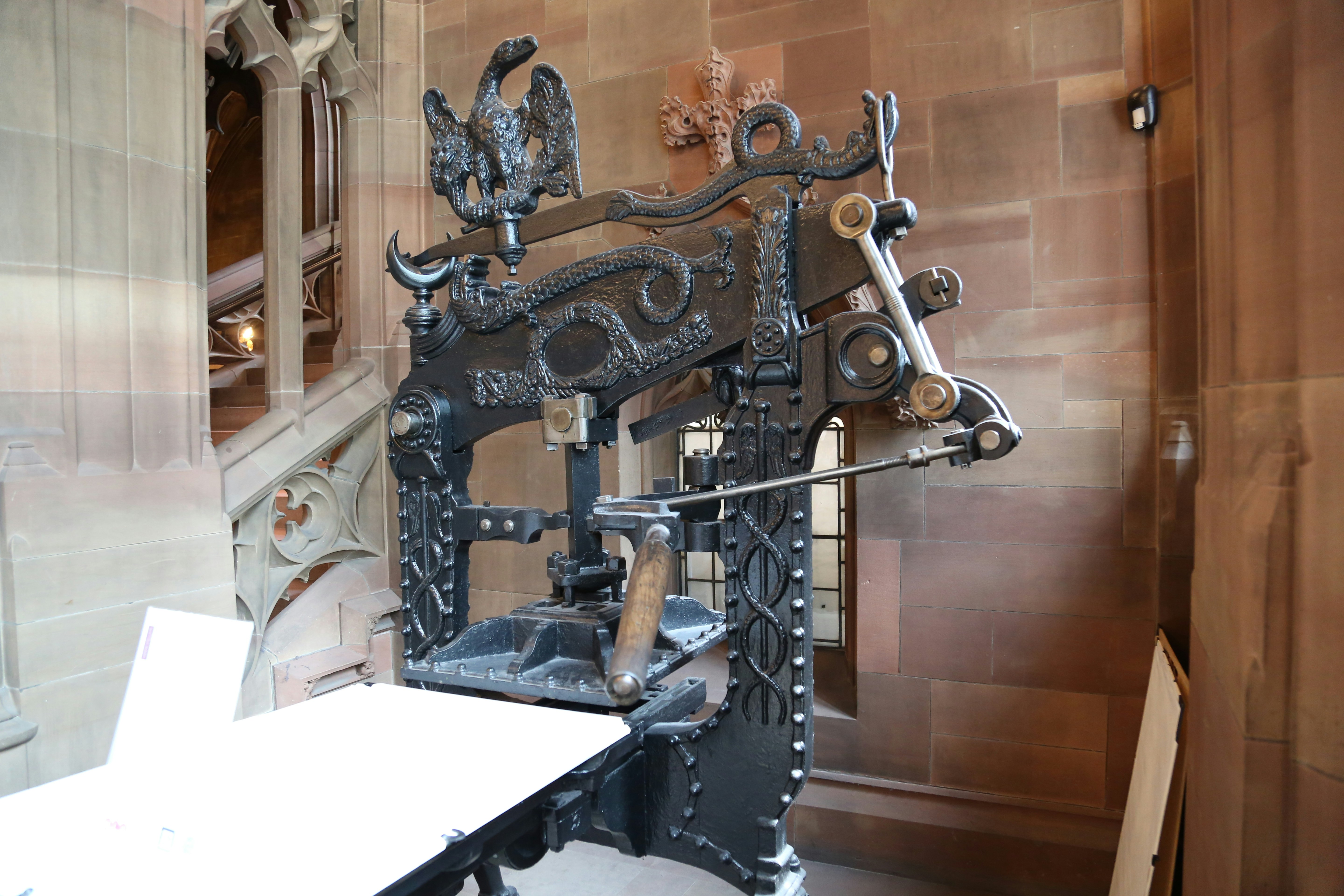 Medieval printing press