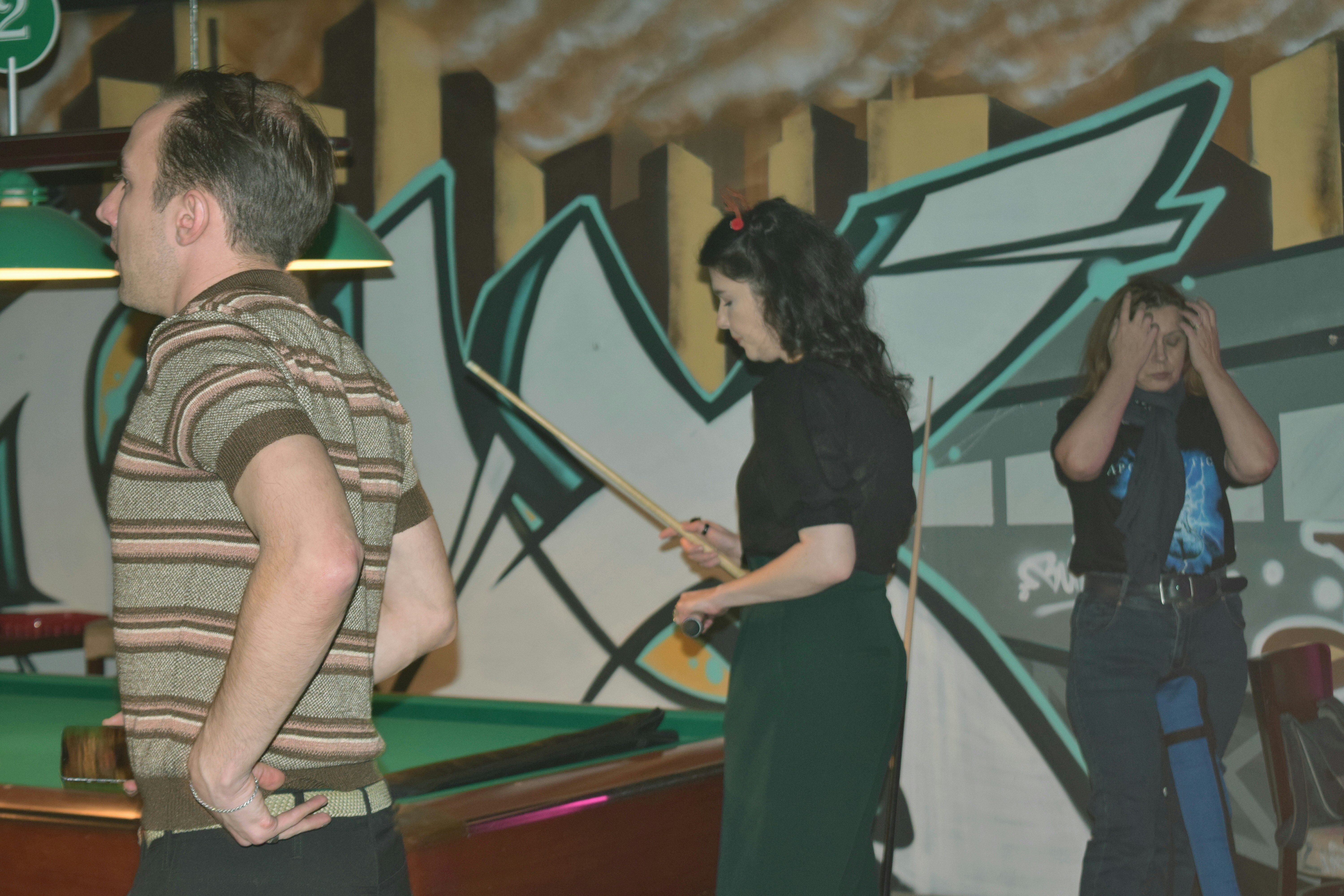 Quirky and curious picture with vivid imagery