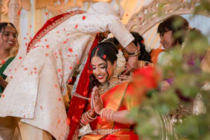 Traditional Indian wedding ceremony