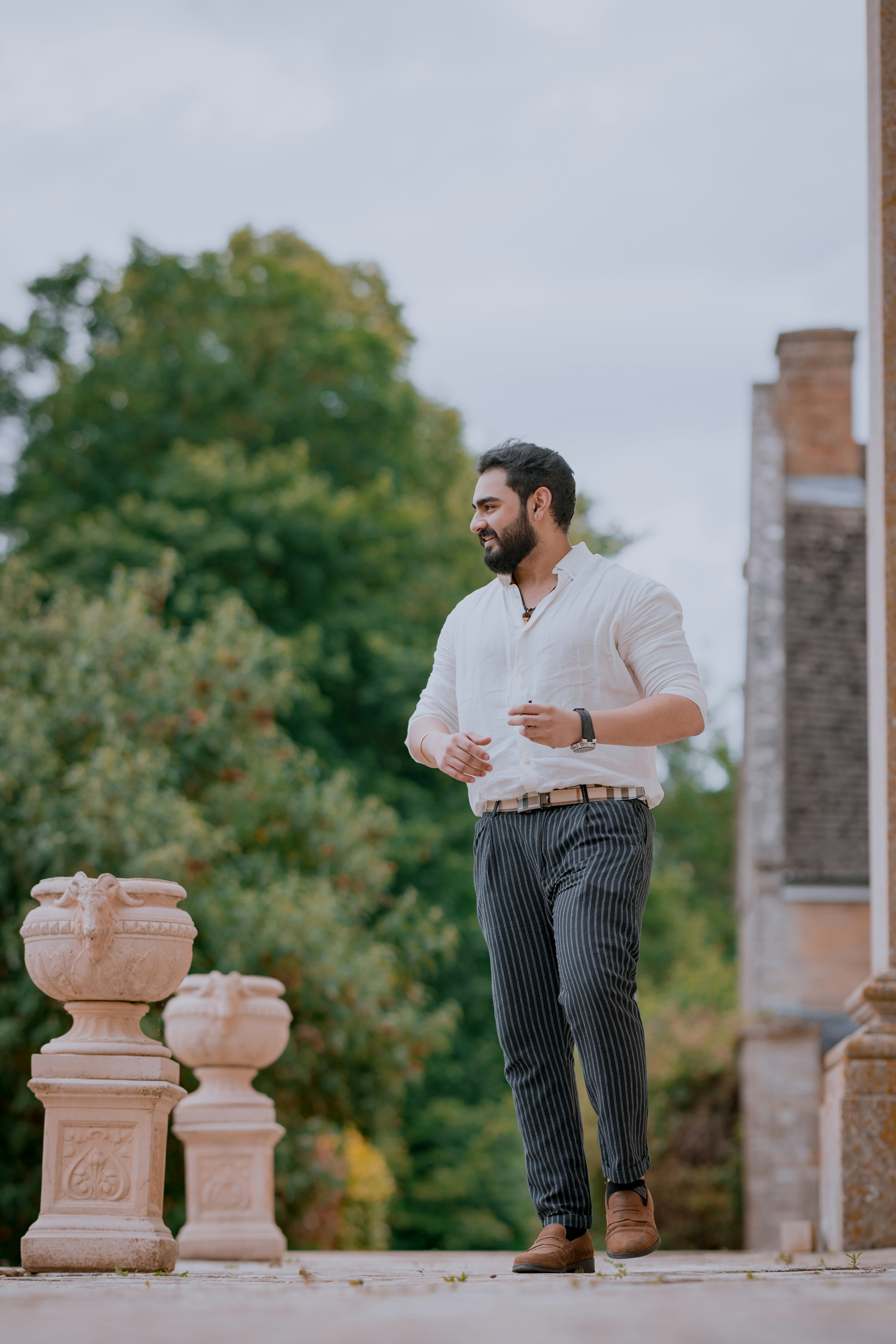 Tailored Linen Trousers