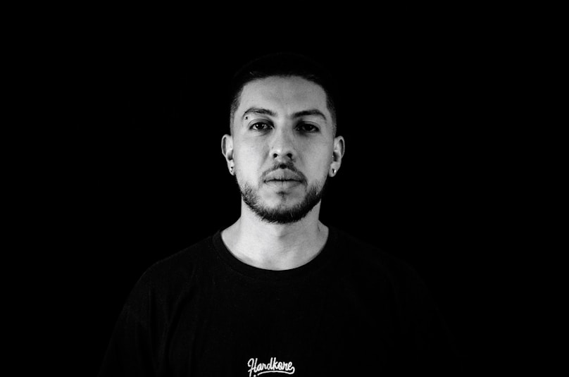 Here is a portrait of a serious looking man.