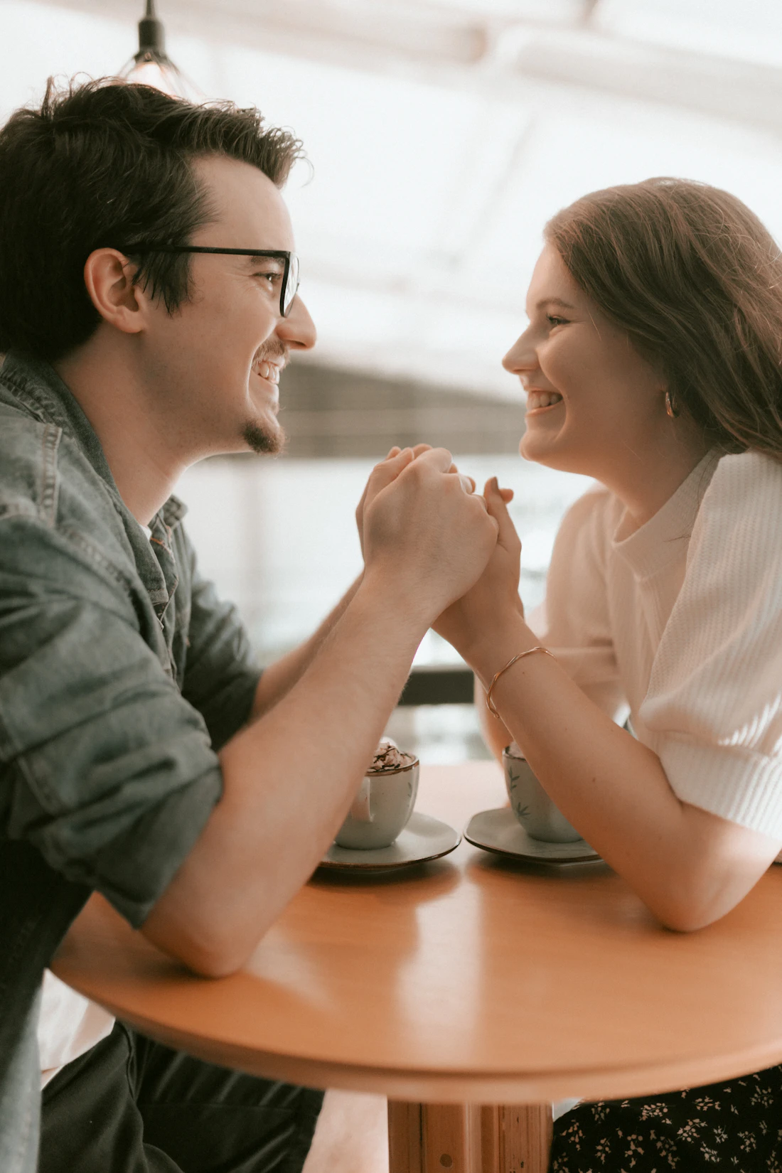 A calm, hopeful moment representing breakups & dating