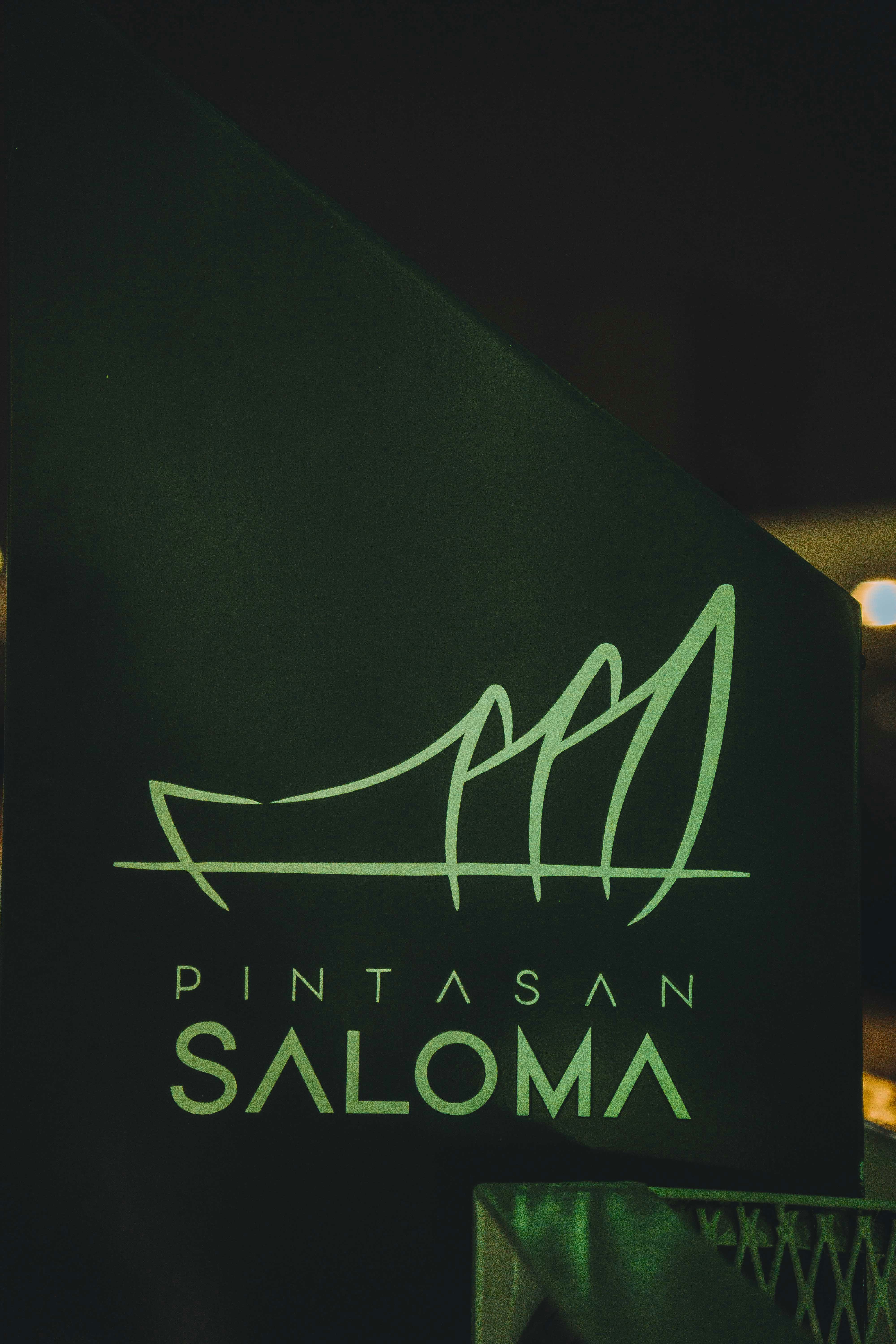 Restaurant logo prominently displayed