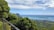 Beautiful view of ocean from the mountains.