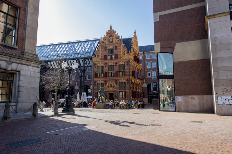 Historic building in Groningen, Netherlands
