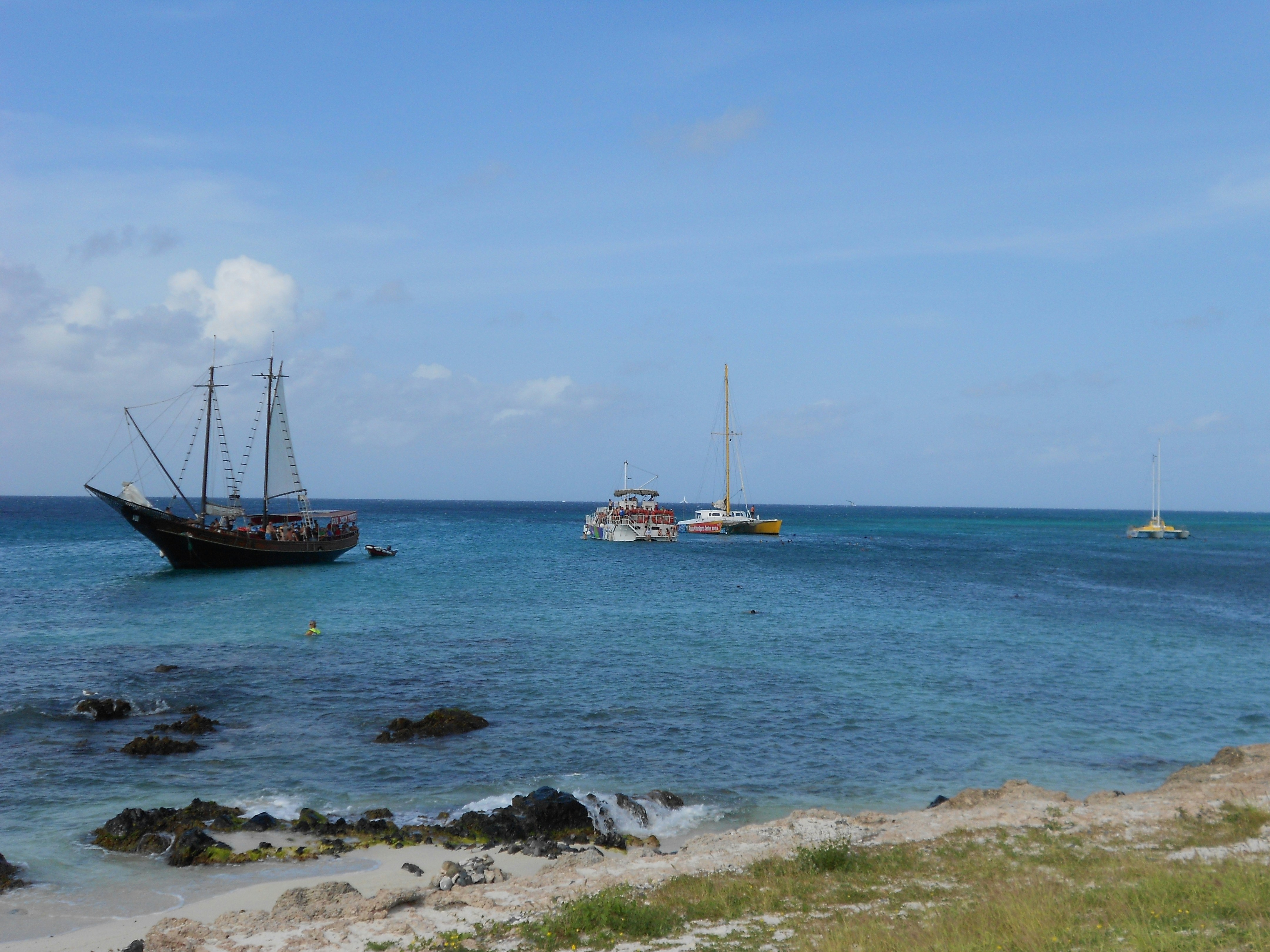 Schooner Cays Beach view 2