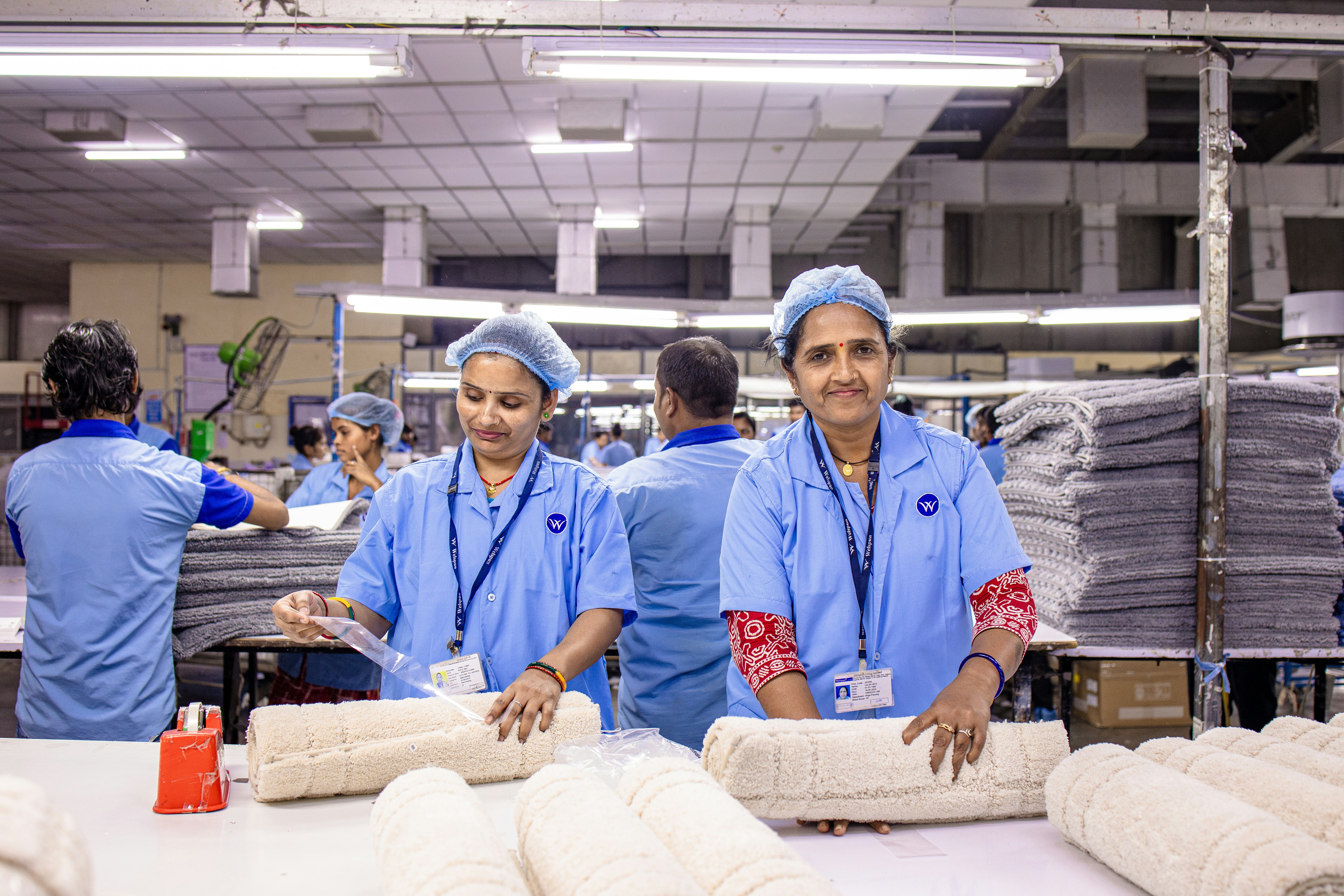 Unser Team bei der Arbeit in Industrieanlage