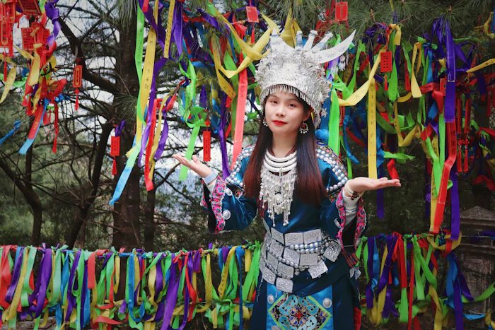 Finished garment on model