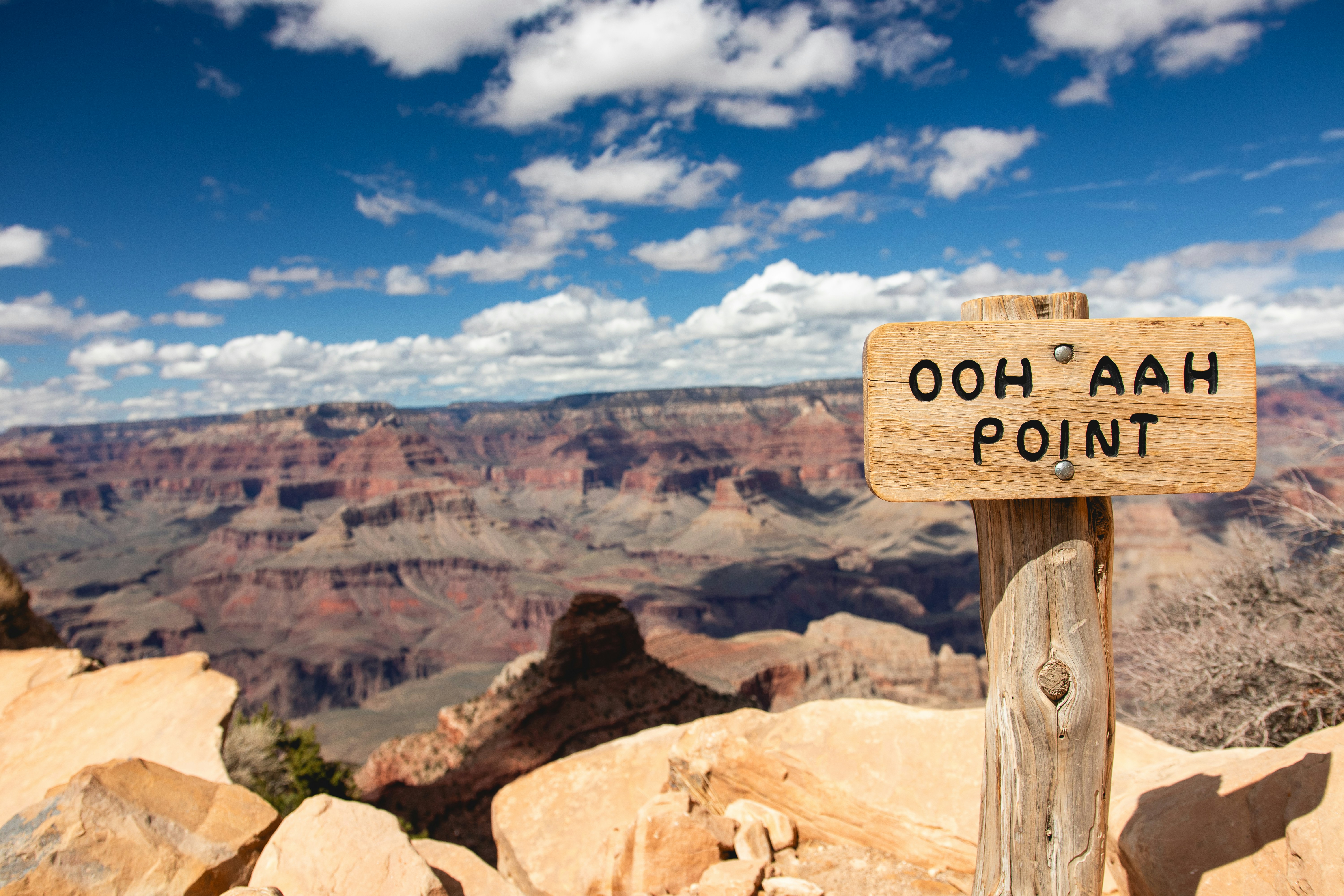 Ooh aah point, the scenic viewpoint at grand canyon.