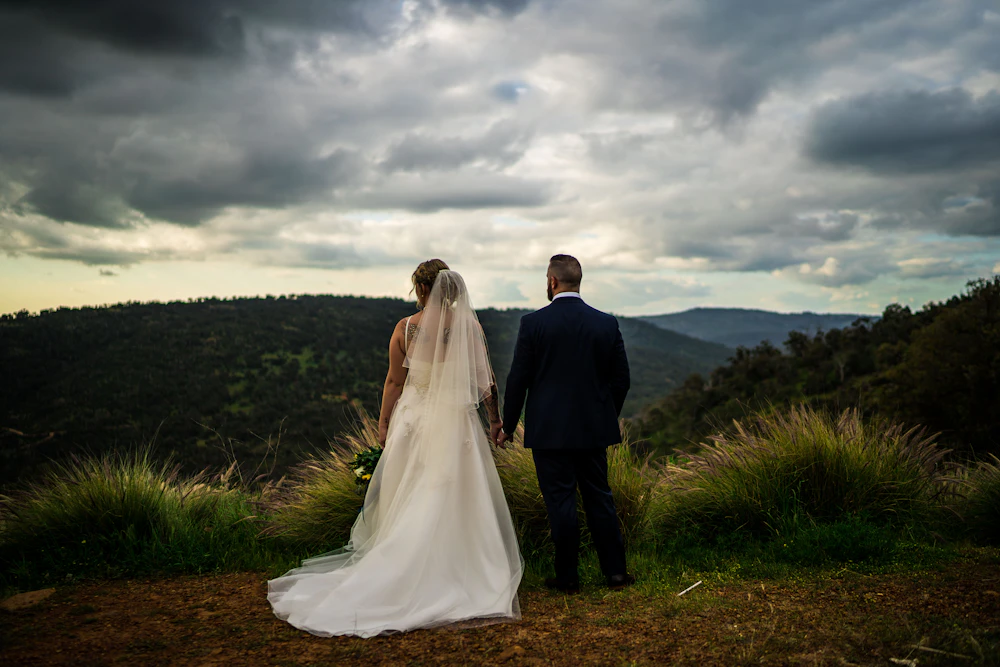 Wedding gallery on desktop