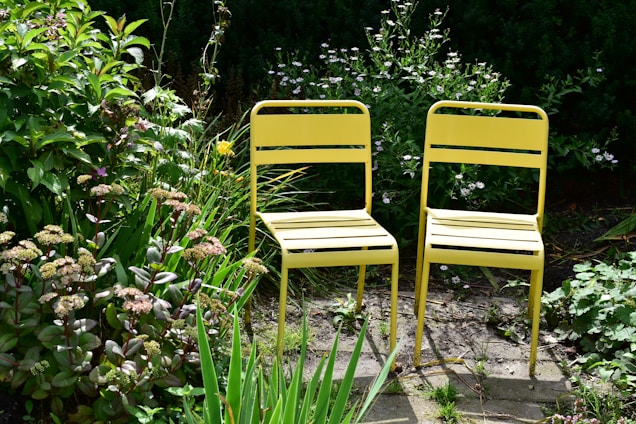 two chairs symbolizing partners creating space for each other in couples therapy