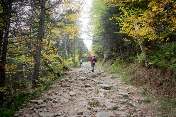 Mont-Tremblant National Park Quebec fall foliage hiking trail