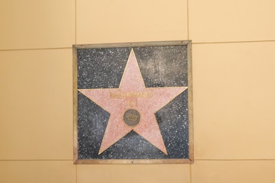 Hollywood walk of fame star is visible.