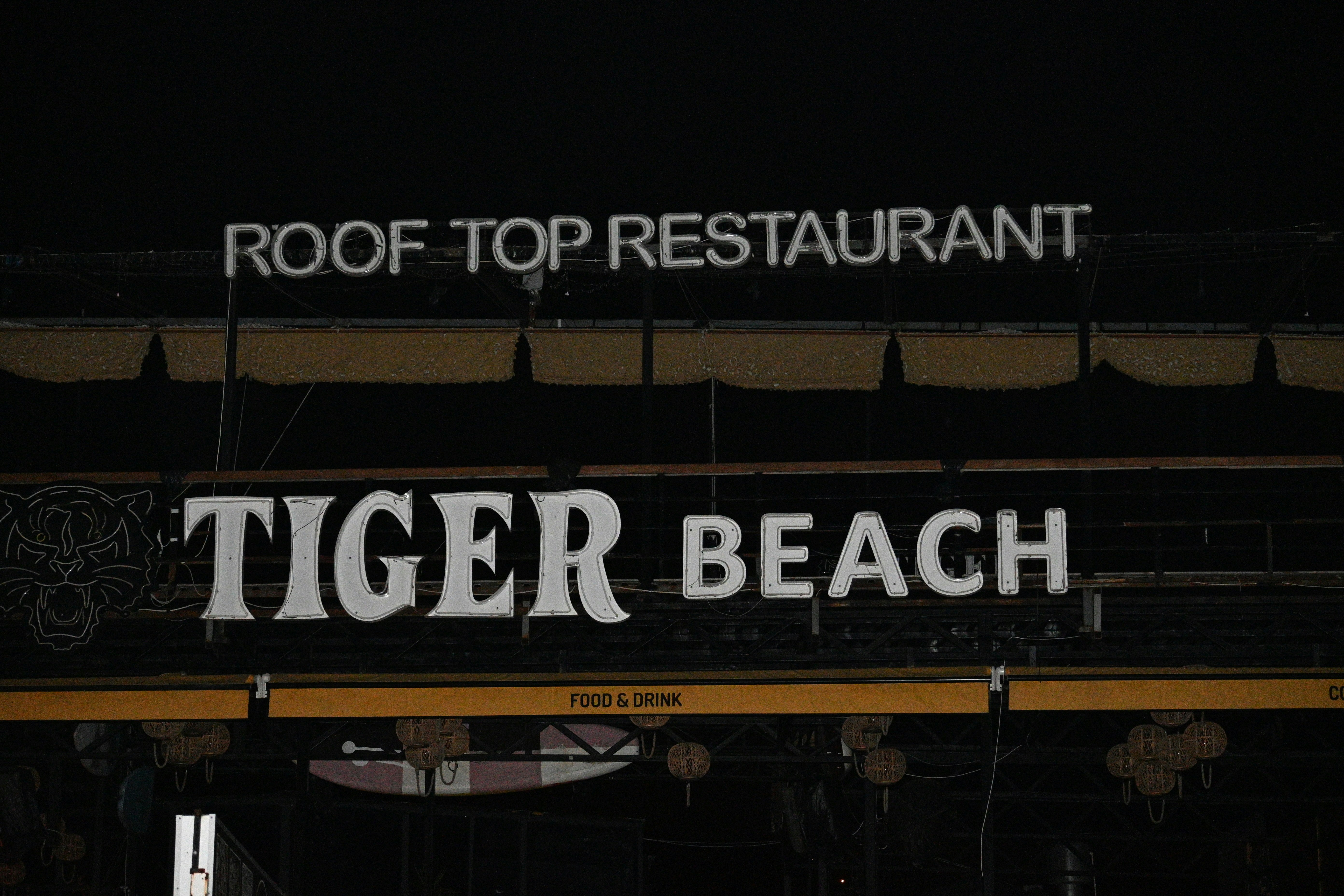 Tiger beach rooftop