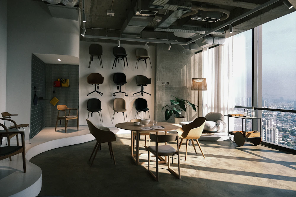 Коммерческое пространство с мебельной экспозицией