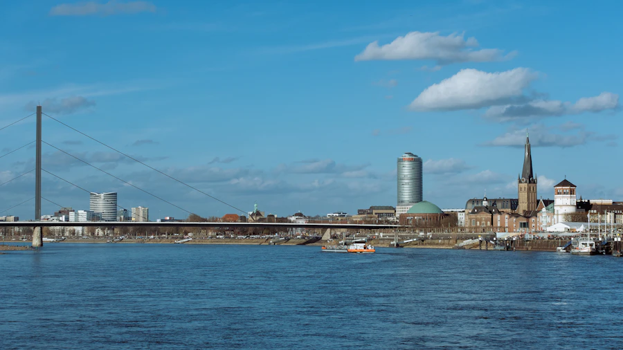 Düsseldorf, Germany — the Rhine skyline