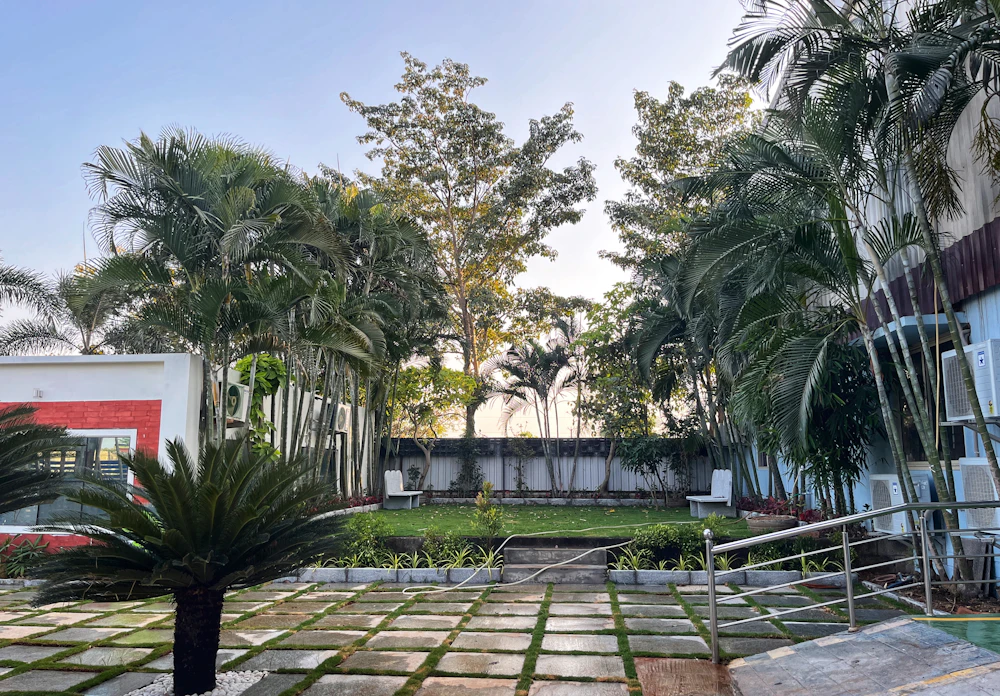 Landscaped garden design
