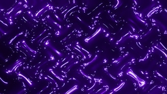 Purple, wavy, glowing abstract background.
