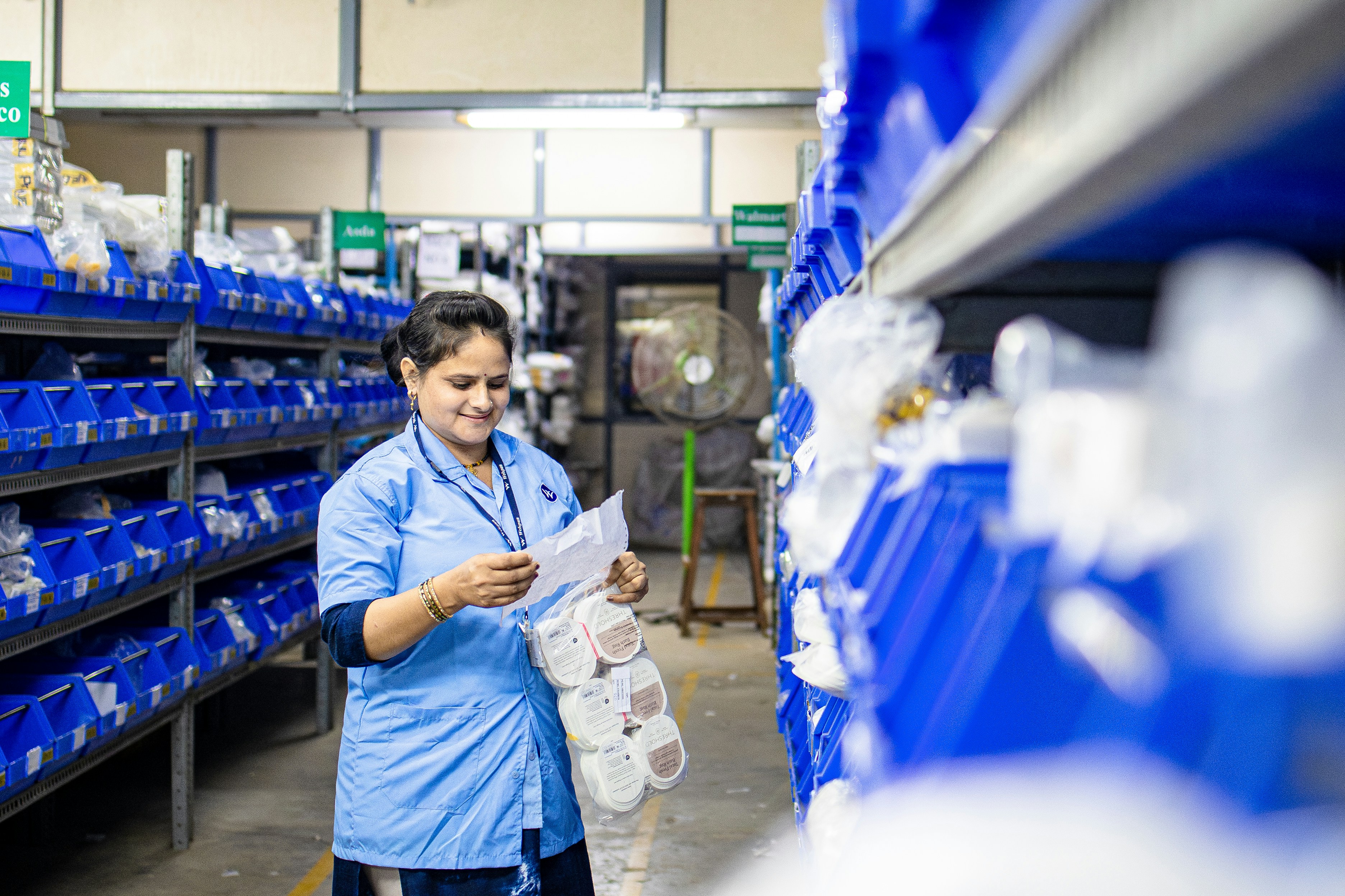 Trabajo en planta industrial