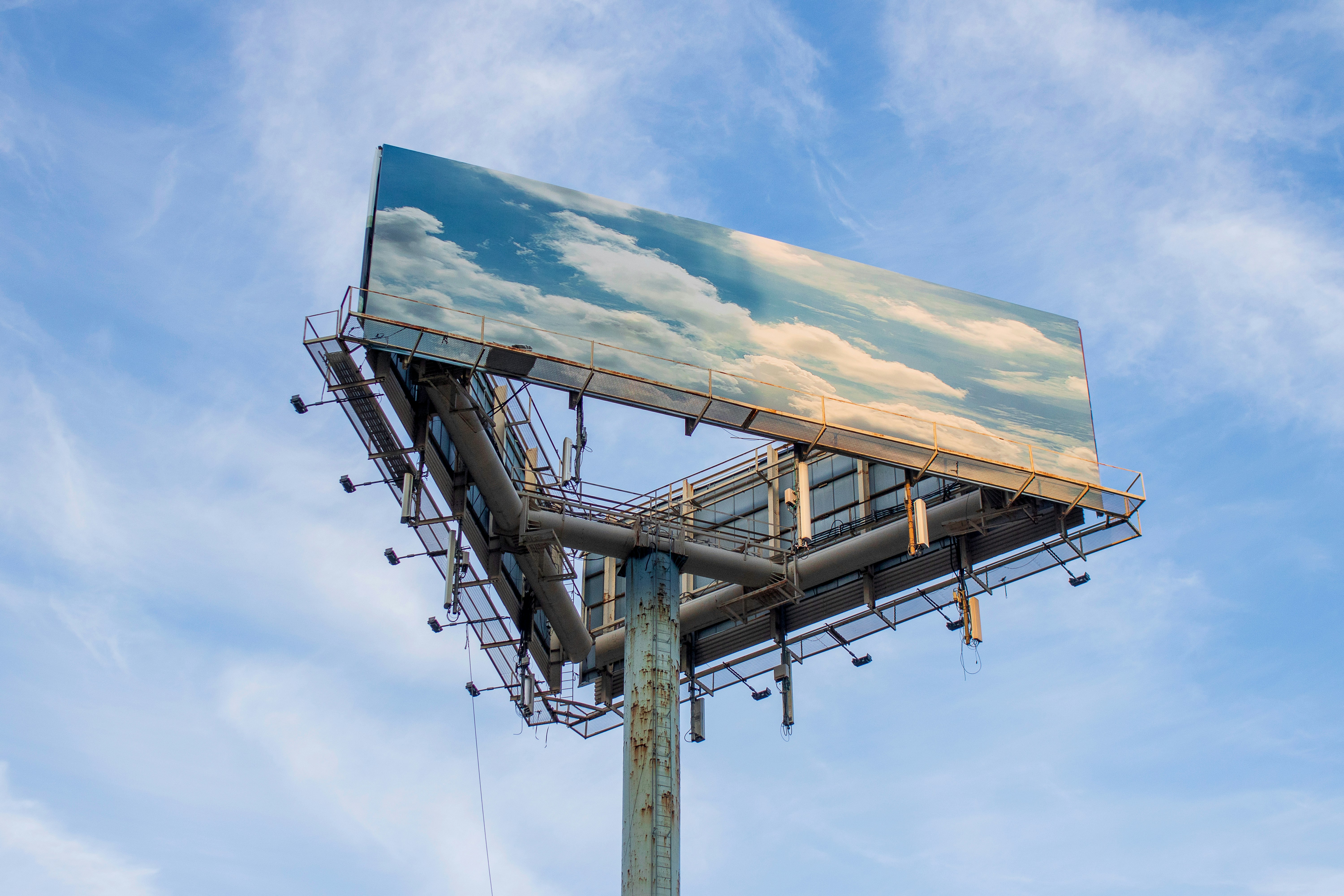 Billboard displays a sky scene.