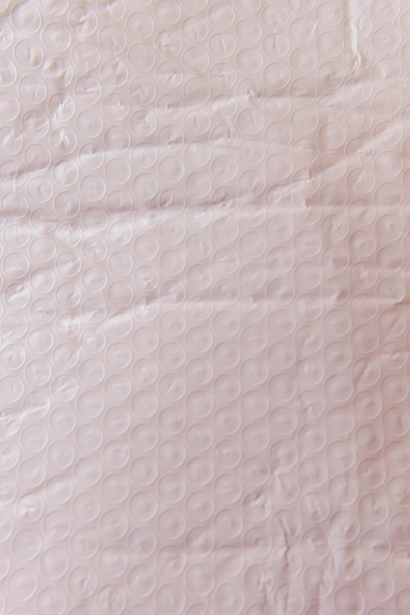 Close-up texture of bubble wrap