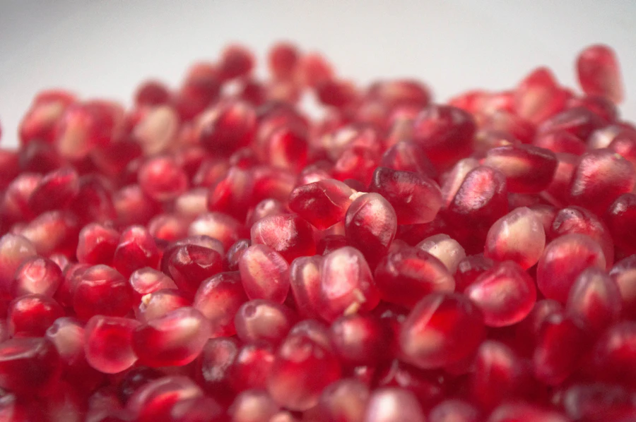 Fresh pomegranate arils