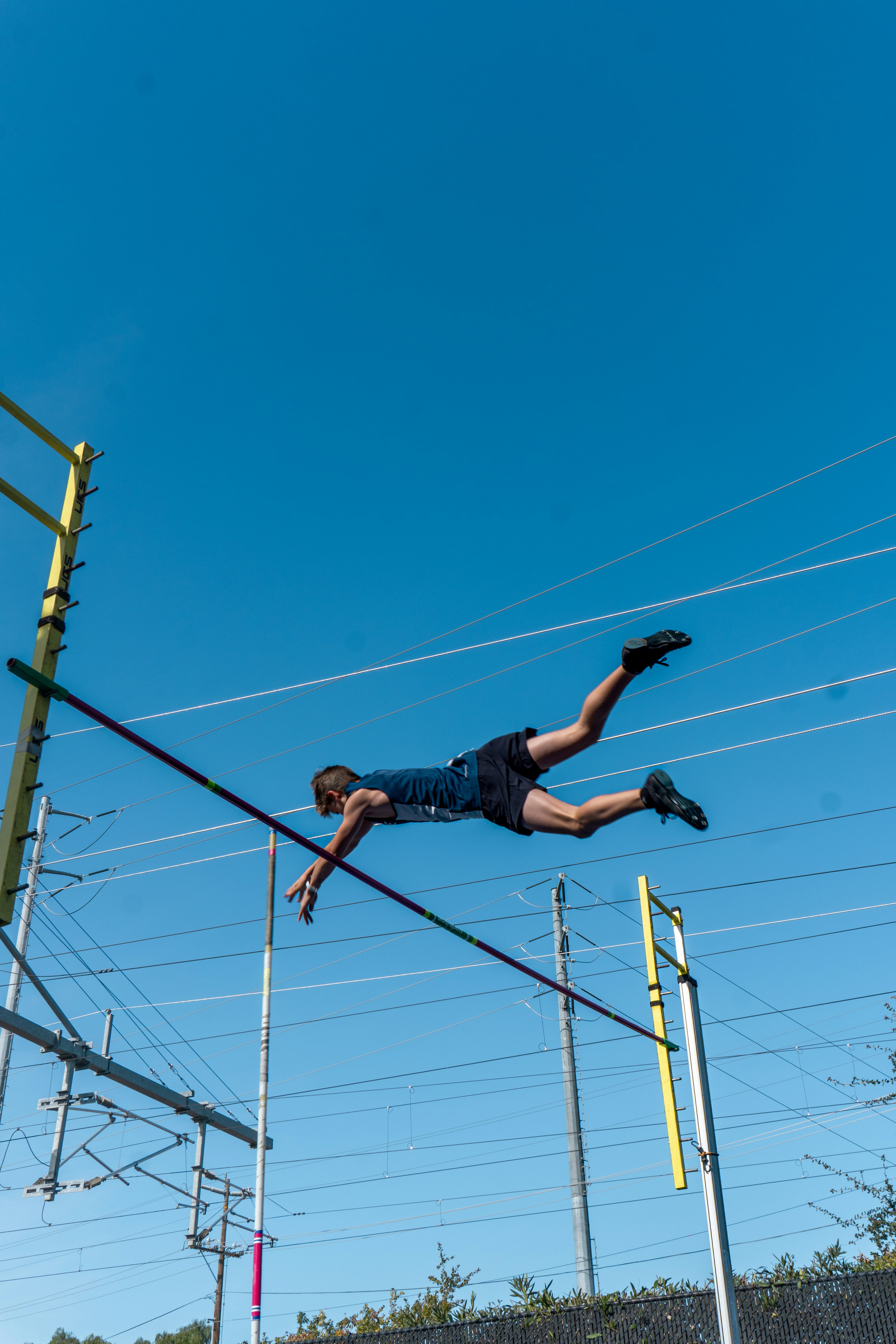 High School Pole Vaulter