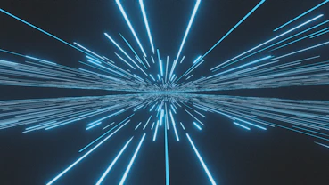 Blue lines radiate from a central point.