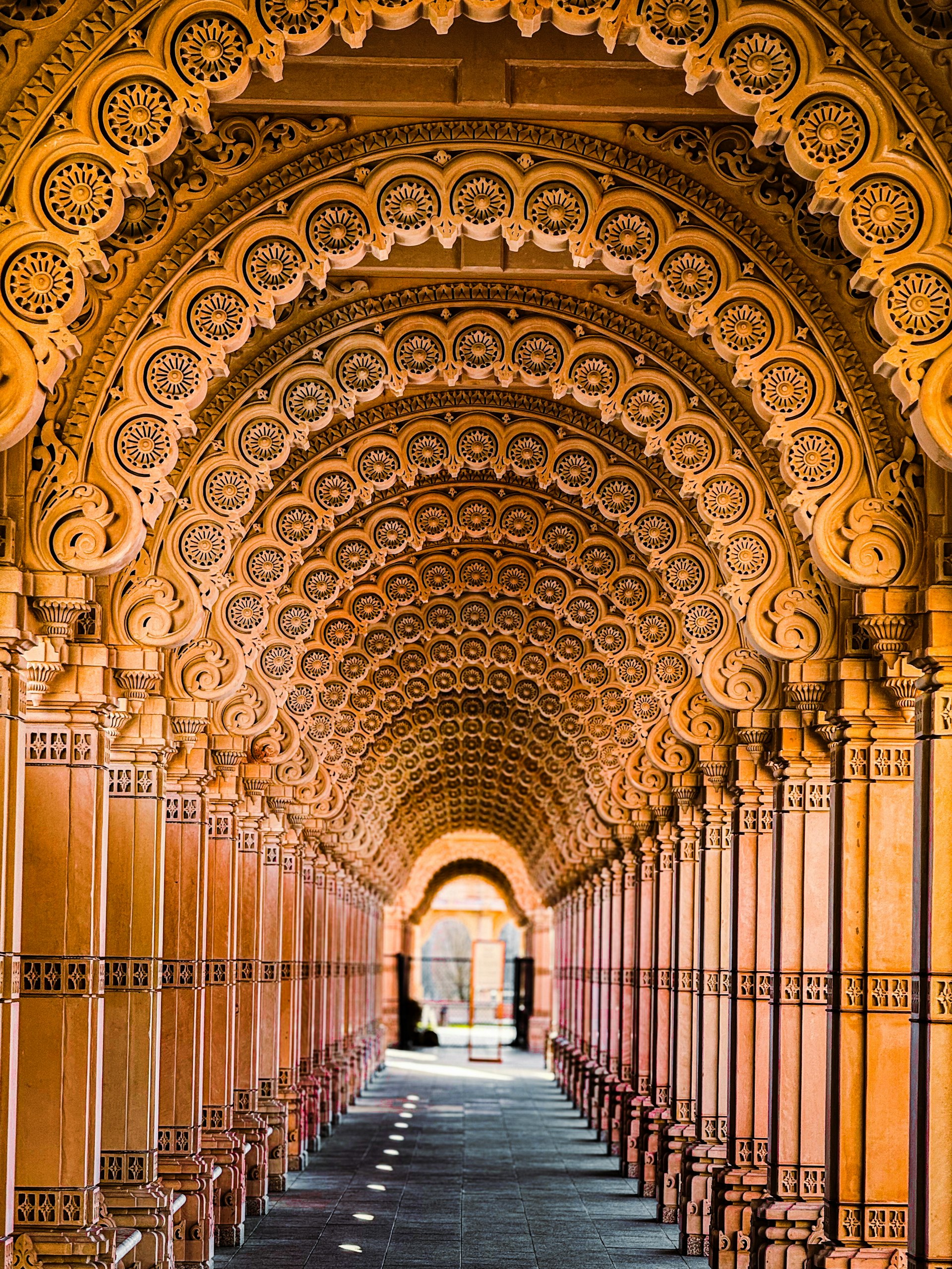 Akshardham temple corridor, Robbinsville