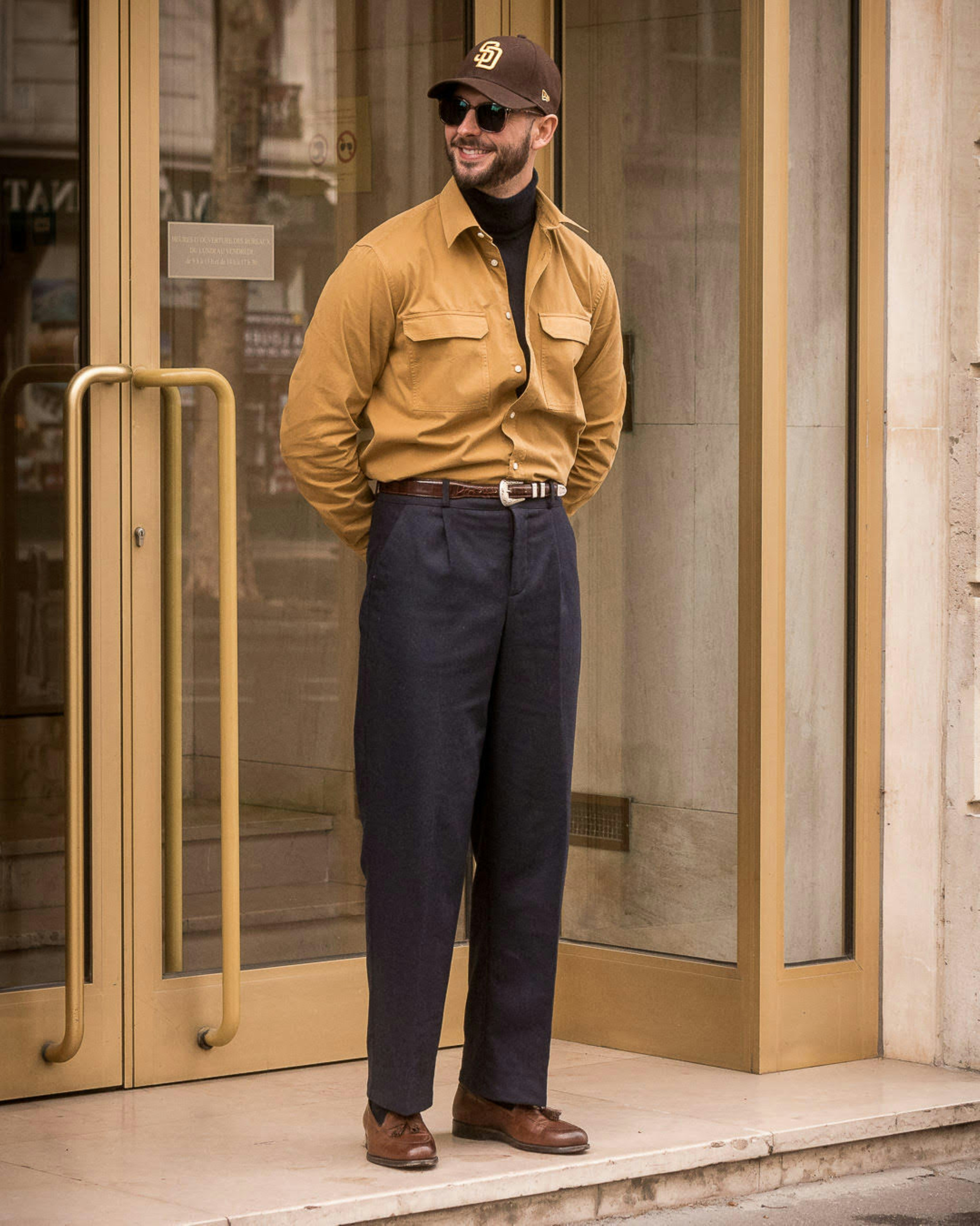 Pantalones anchos a la moda