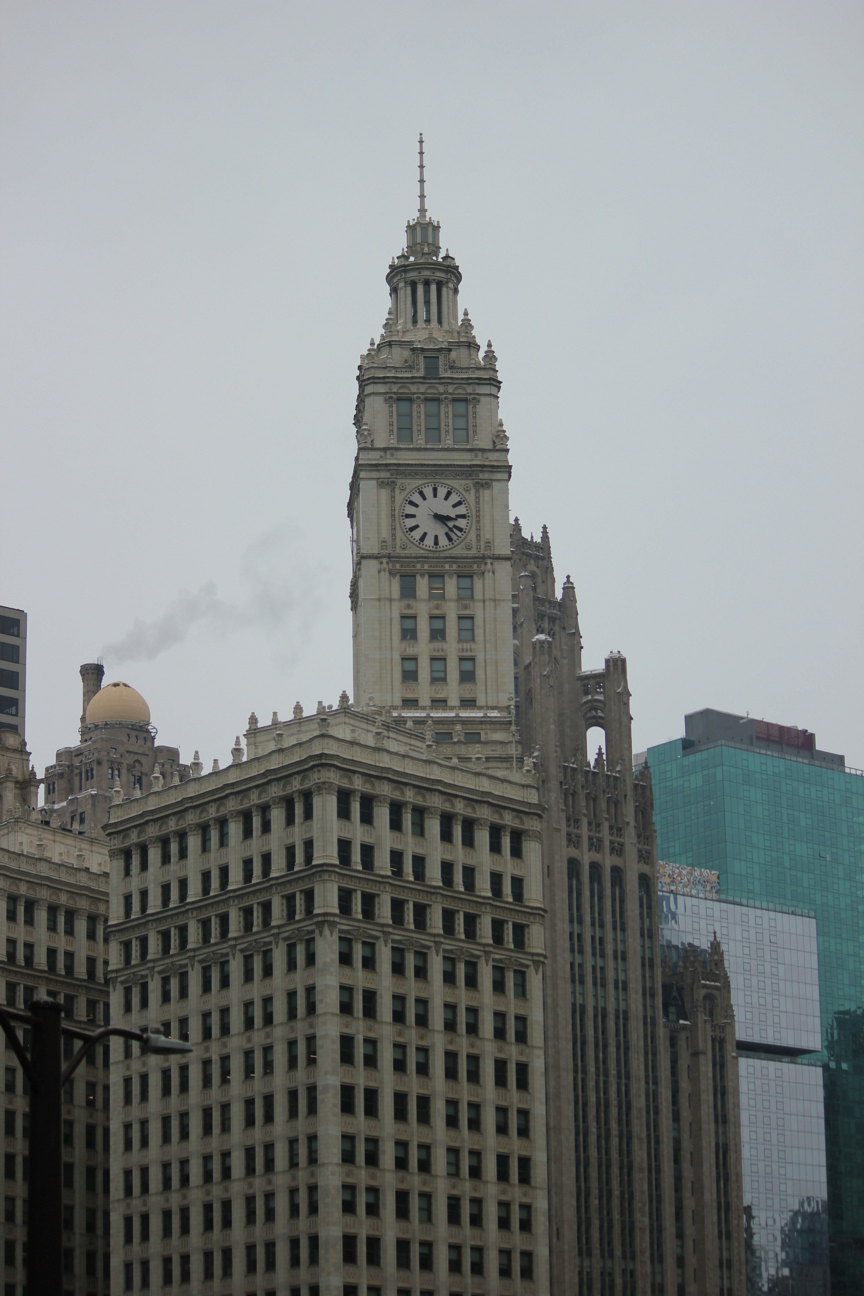 An architectural landmark with a clock tower.