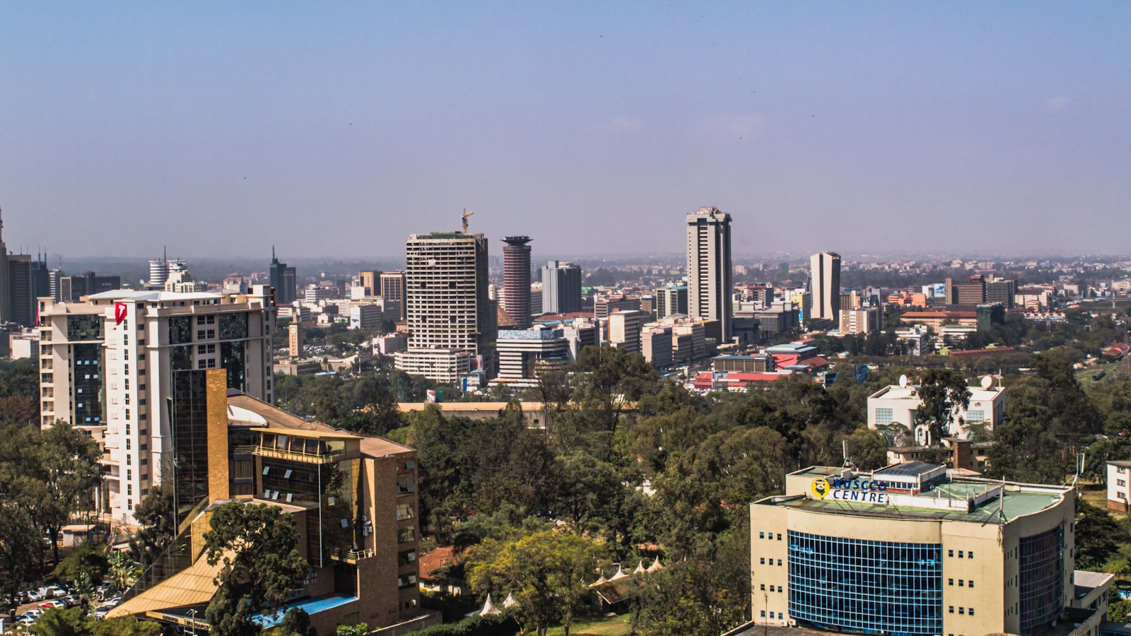 Nairobi city skyline