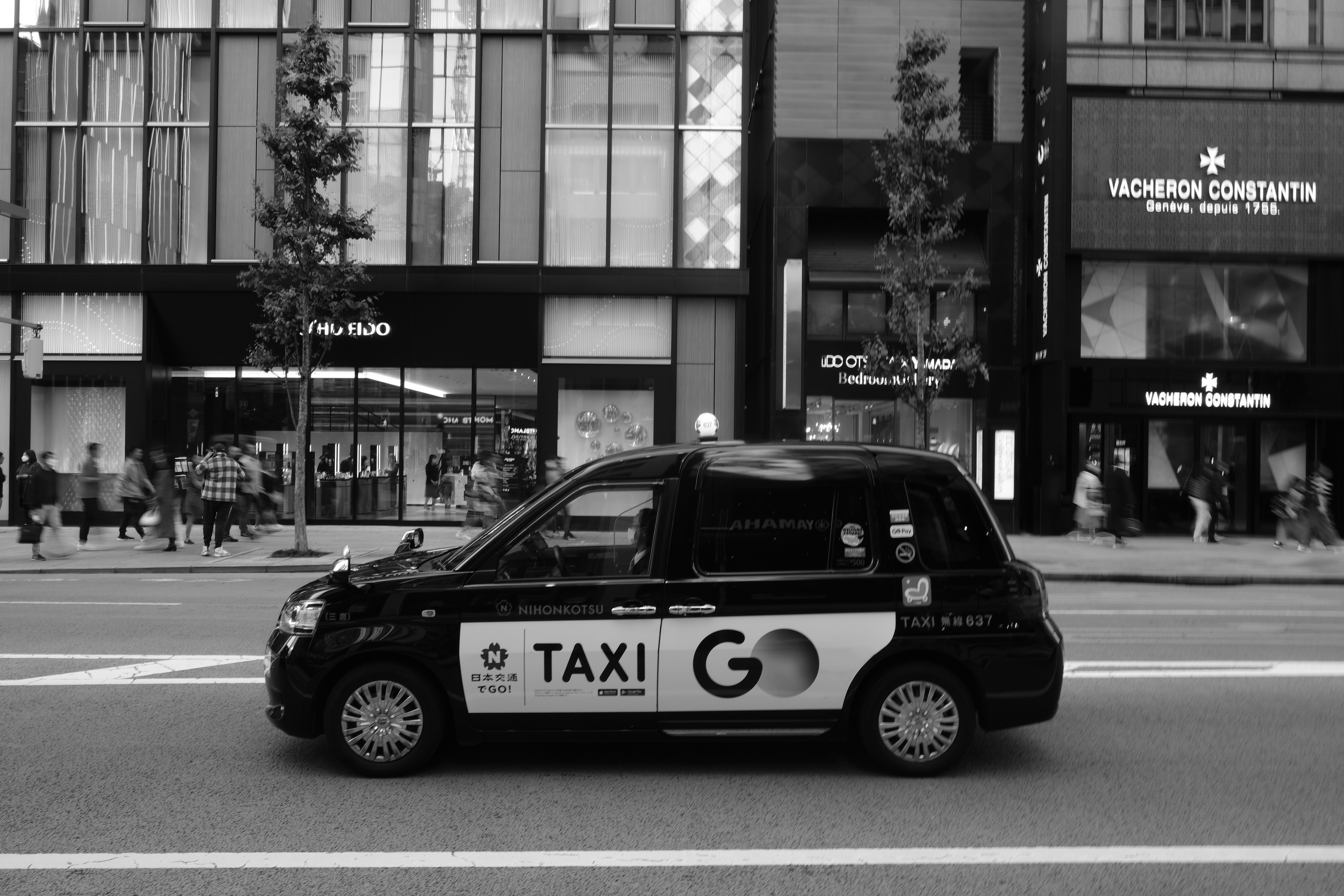 City taxi driving