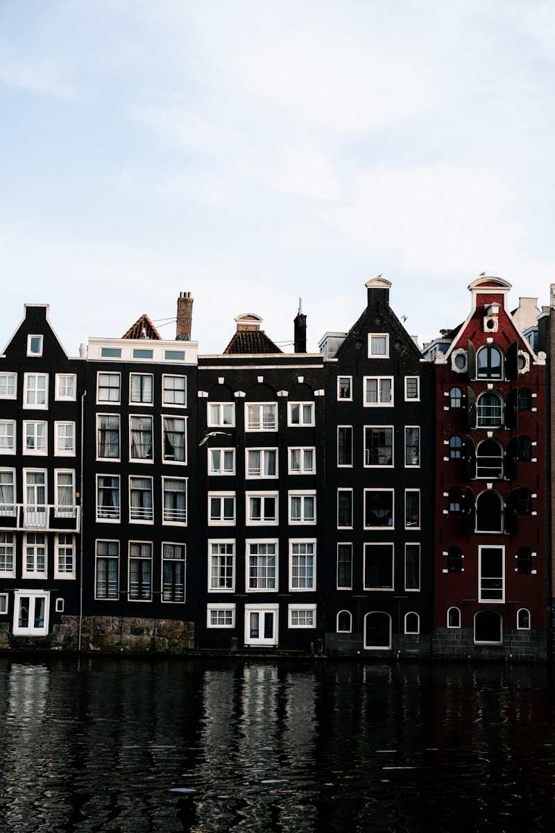Amsterdam canal houses Netherlands