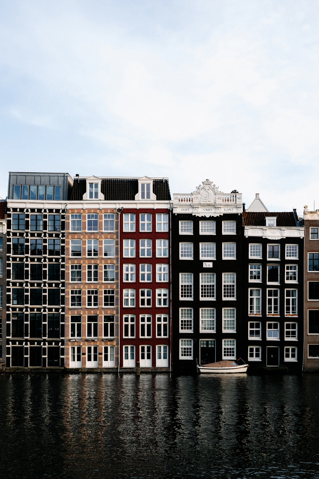 Historic canal houses in Amsterdam