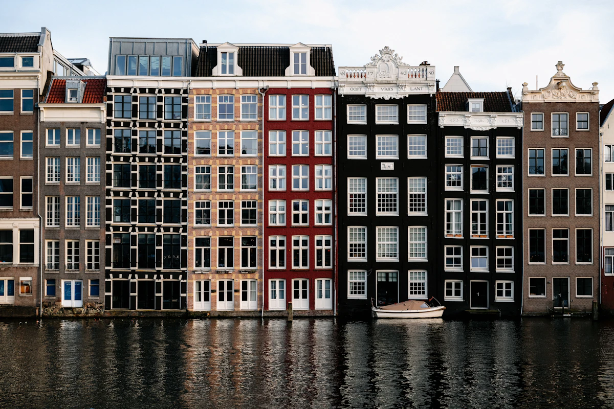 Amsterdam canal houses