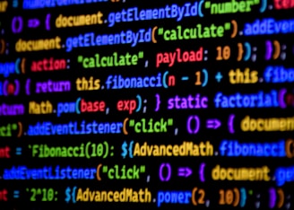 Computer code displayed on a black background.