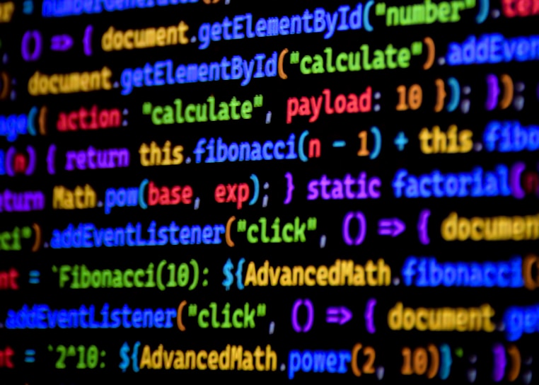 Computer code displayed on a black background.