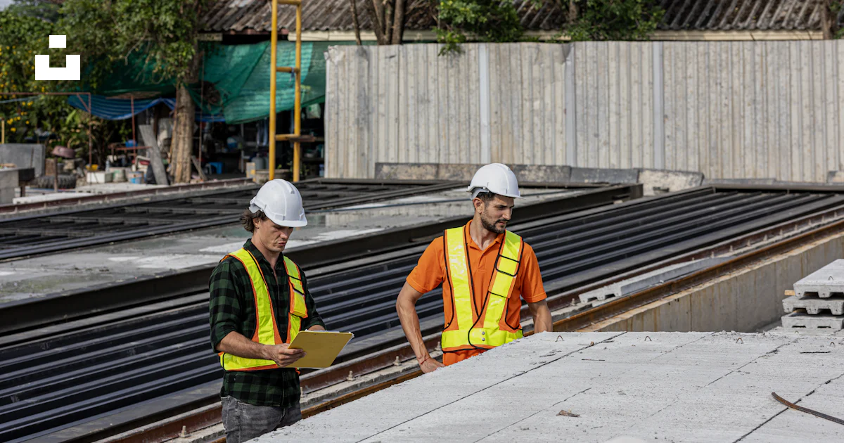 Business owner meeting with a contractor at a work site