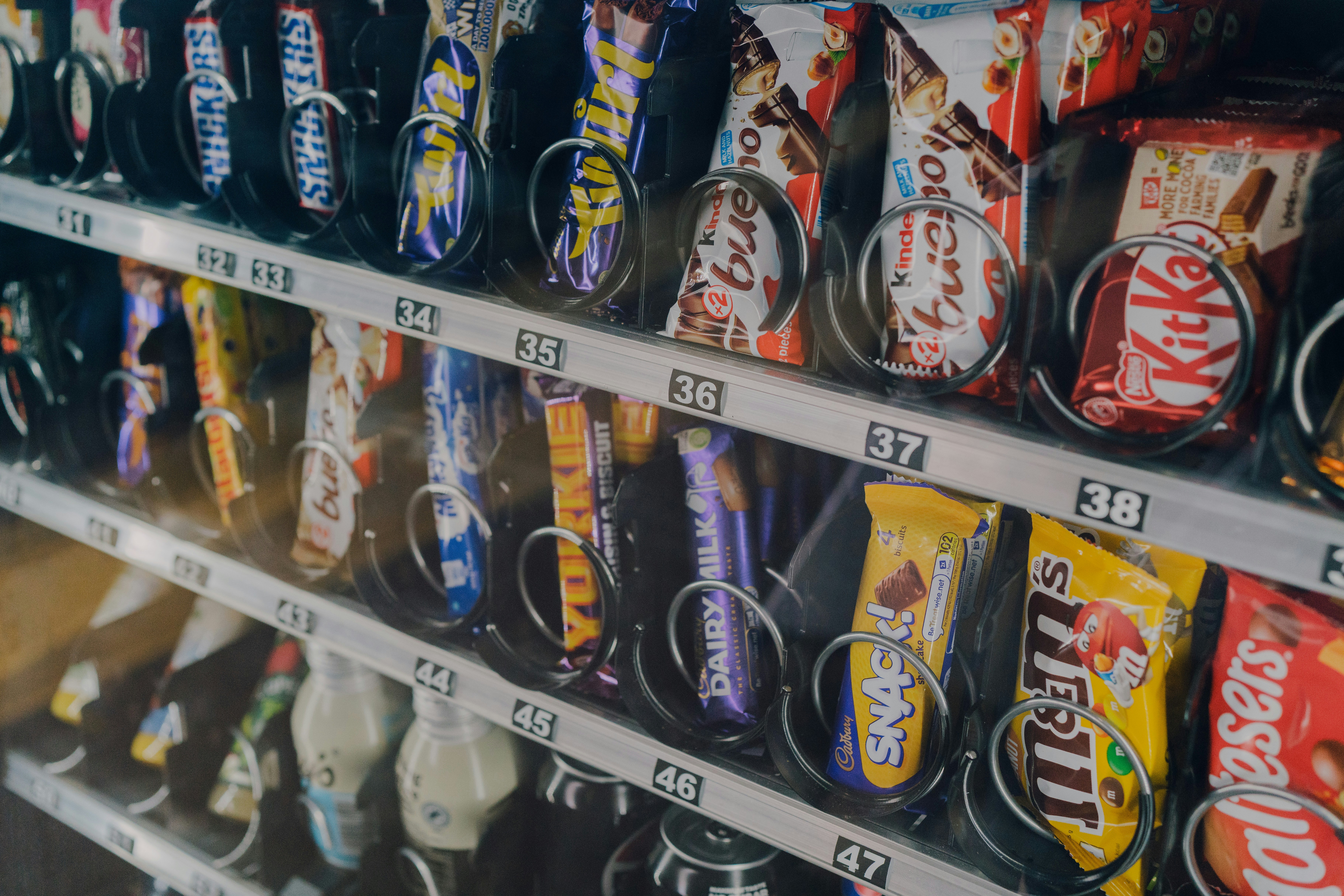 diverse vending products
