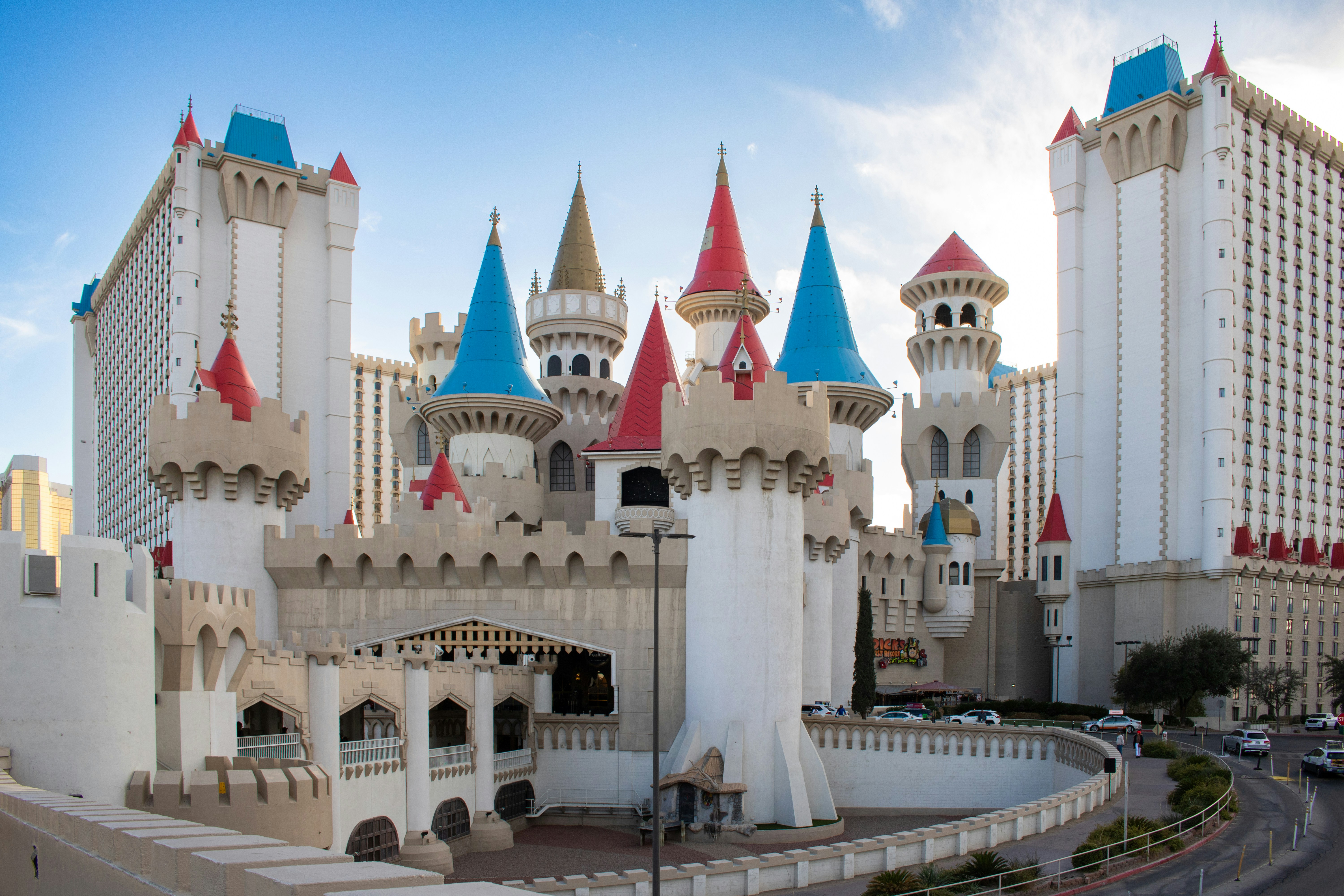 The excalibur hotel and casino in las vegas.