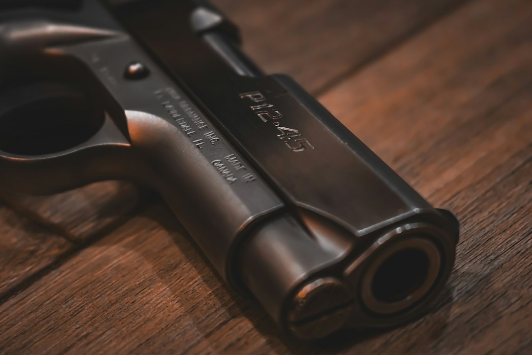 co2 pistol closeup