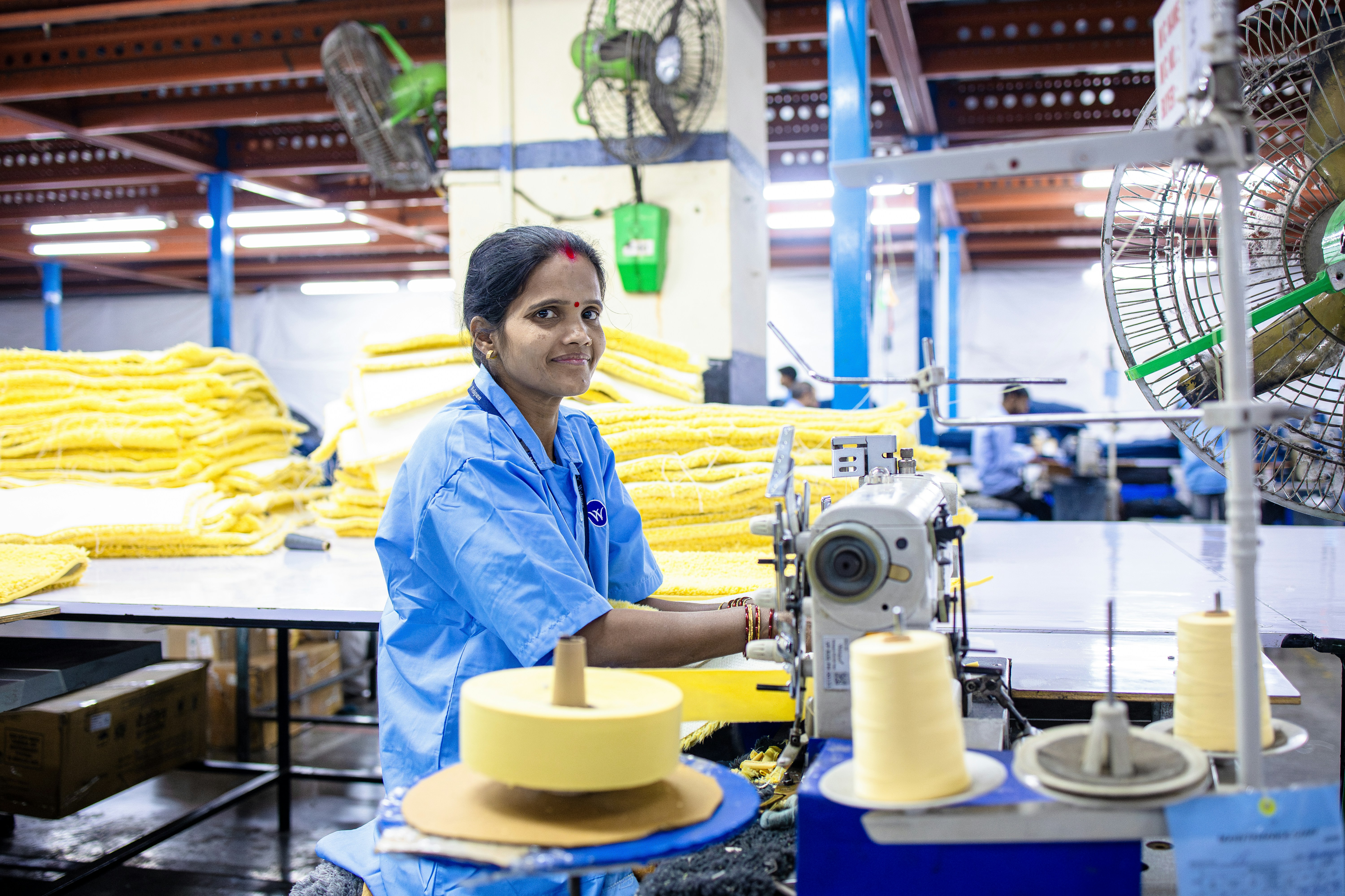 Business woman working