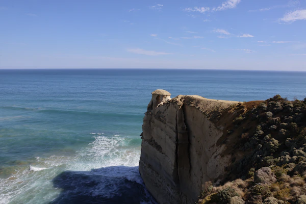 Coastal cliffs and ocean at the Twelve Apostles, Victoria