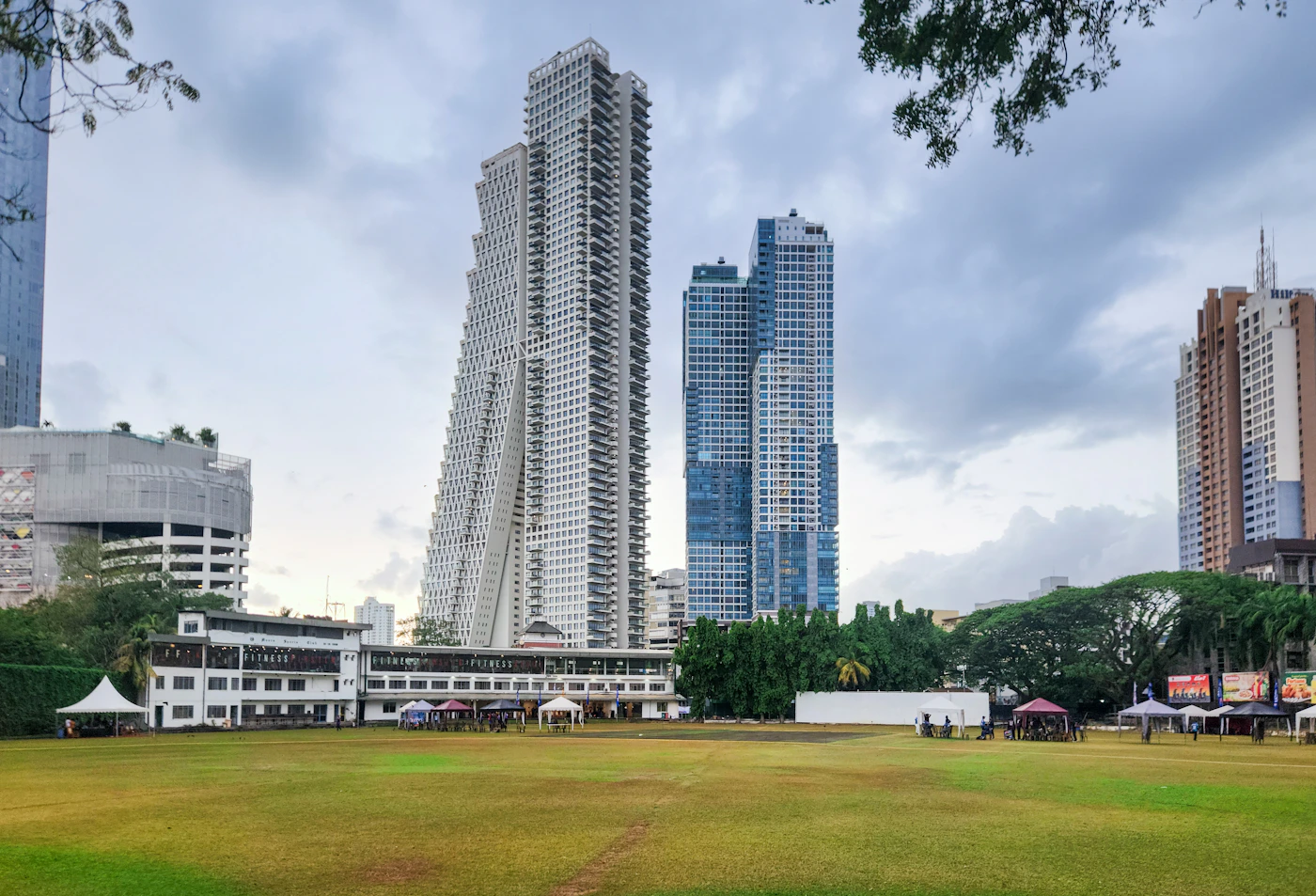 Modern Colombo skyline