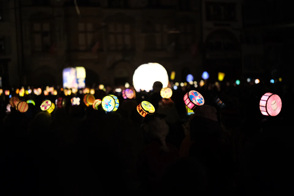 Cortège aux lanternes de raves de Gebenstorf