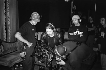 Filmteam am Set